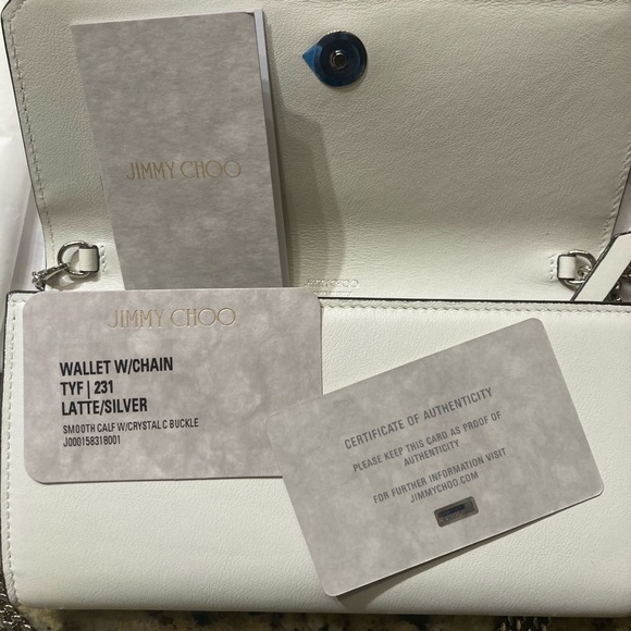 Jimmy Choo wallet with chain - Picture 6 of 7